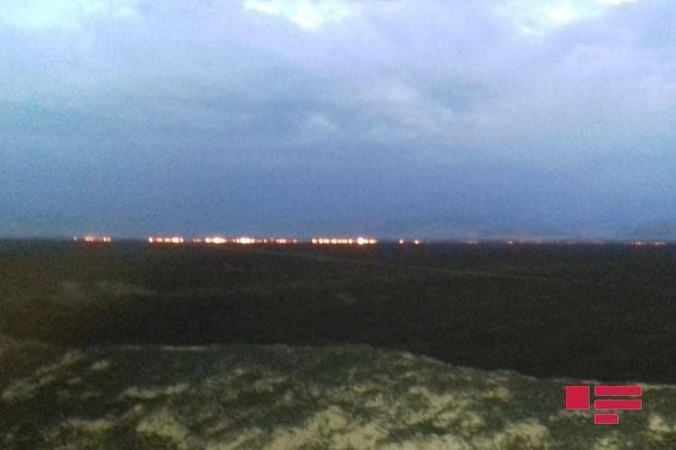 Ermənilər işğal etdikləri əraziləri yandırdı 