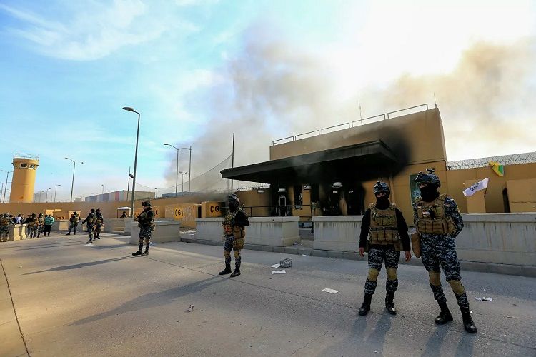 Bağdadda ABŞ səfirliyinin yerləşdiyi "yaşıl zona" raket hücumuna məruz qalıb