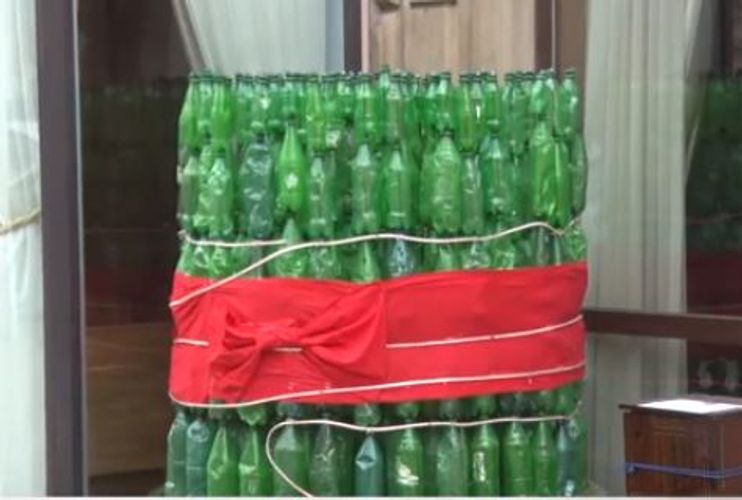 Bakıda günəş enerjisi ilə işıqlandırılan səməni quraşdırılıb - YENİLİK - VİDEO