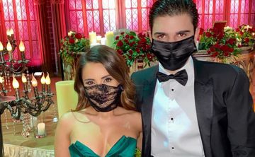 Azərbaycanda nazir oğlu toya maskada gəldi - FOTO