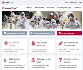 Azərbaycanda www.koronavirusinfo.az informasiya portalı istifadəyə verildi