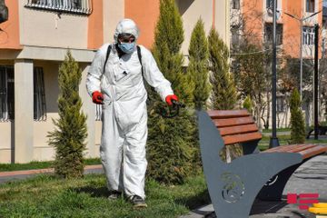 Bakıda dezinfeksiya tədbirləri daha da gücləndirildi