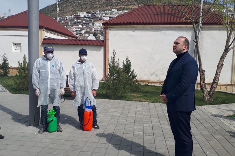 Bayıl və “20-ci sahə” dezinfeksiya edildi
