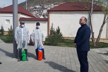 Bayıl və “20-ci sahə” dezinfeksiya edildi
