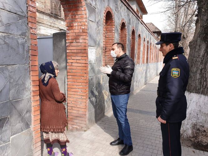 Koronavirusla bağlı Şəkidə maarifləndirmə işləri aparılır - FOTO