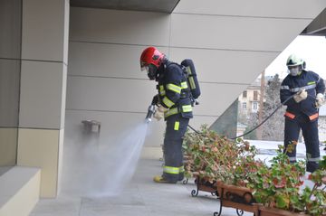 FHN Bakı küçələrini belə dezinfeksiya edir - VİDEO - FOTO
