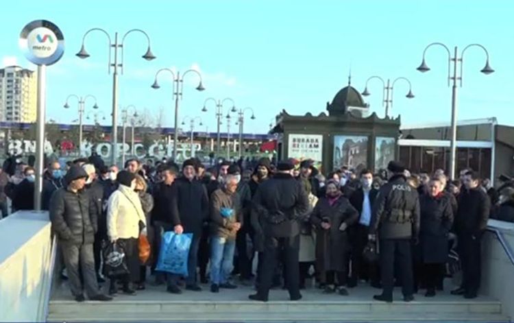 Bakı metrosunda Xüsusi karantin rejiminin tələbləri pozulur...- VİDEO