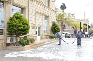  Koronavirusla mübarizə üçün dezinfeksiyaedici vasitələr verilib