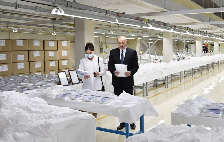 Azərbaycanda maska fabriki açıldı - FOTOLENT - YENİLƏNİB