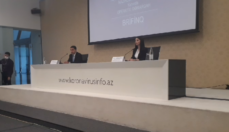 Nazirlər Kabineti yanında Operativ Qərargahın mətbuat konfransı - CANLI