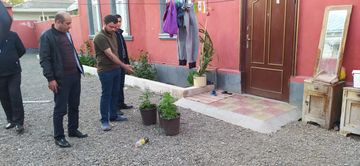 Evində narkotik əkən saxlanıldı - FOTO