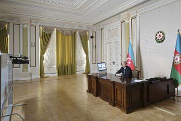 İlham Əliyev yeni icra başçısını videoformatda qəbul etdi - YENİLƏNİB