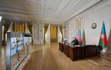 İlham Əliyevlə CISCO şirkətinin rəhbərləri arasında videokonfrans keçirilib