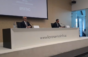 Nazirlər Kabineti yanında Operativ Qərargahın mətbuat konfransı - CANLI