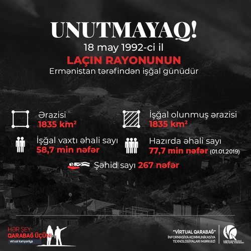 Laçının işğalı ilə bağlı virtual təbliğat aksiyası başladı