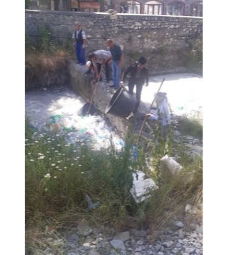  Şəkinin bu çayı tullantılardan təmizləndi