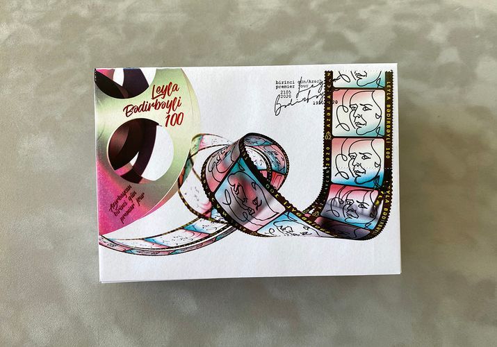 Leyla Bədirbəylinin yubileyi münasibətilə poçt markası buraxıldı 