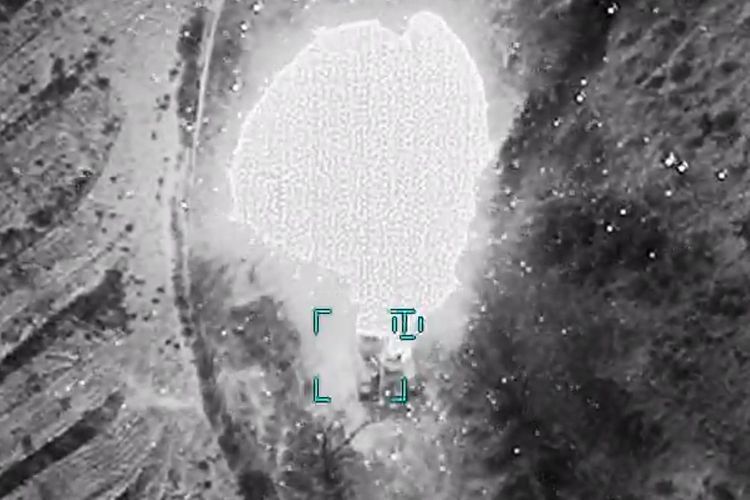 Xocavənd ətrafında gedən döyüşlərdə düşmən tankları məhv edildi - VİDEO