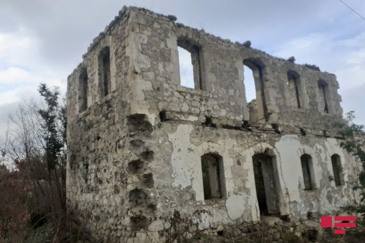 Ermənilər Füzuli və Cəbrayılda daşı daş üstə qoymayıblar - FOTO-REPORTAJ