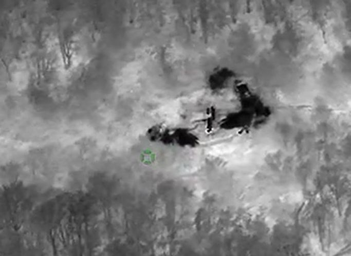 Düşmənin atəş nöqtəsi və şəxsi heyəti məhv edildi - RƏSMİ - VİDEO