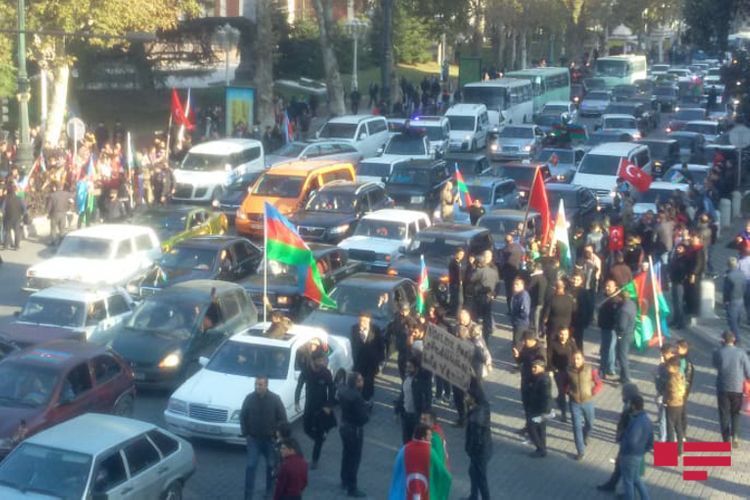 Azərbaycanın bölgələrində qələbə sevinci  - FOTOLENT