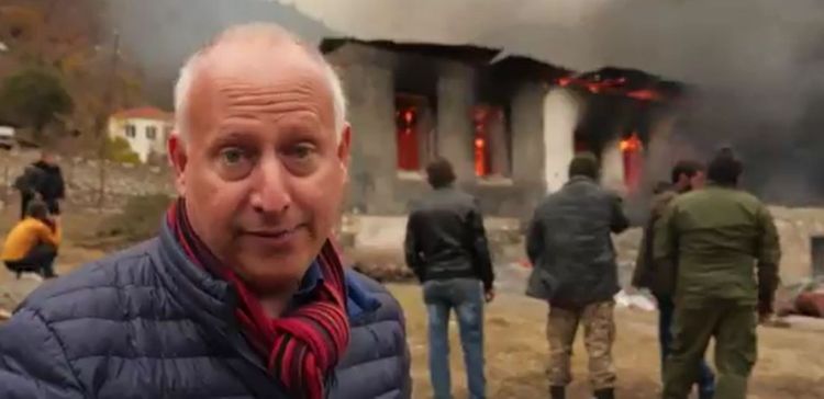 Ermənilər Kəlbəcərdən belə çıxır: evləri yandırır, abidələri sökür və ... - FOTO - VİDEO