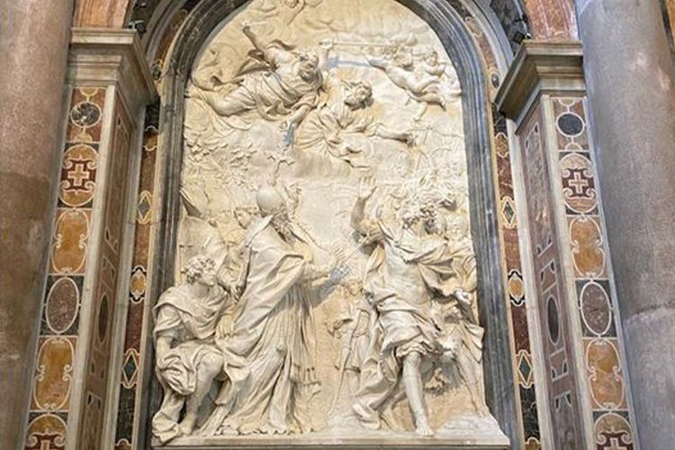 Heydər Əliyev Fondu Vatikanda "Roma Papası I Leon ilə Hun imperatoru Atillanın görüşü" barelyefini bərpa edib