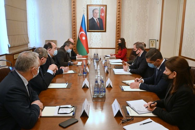 Ceyhun Bayramov Fransa Milli Assambleyasının nümayəndə heyəti ilə görüşüb