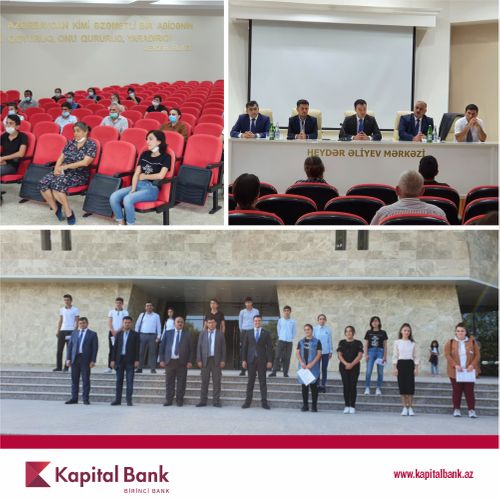 Kapital Bank aztəminatlı ailələrdən olan abituriyentlərə dəstək göstərdi
