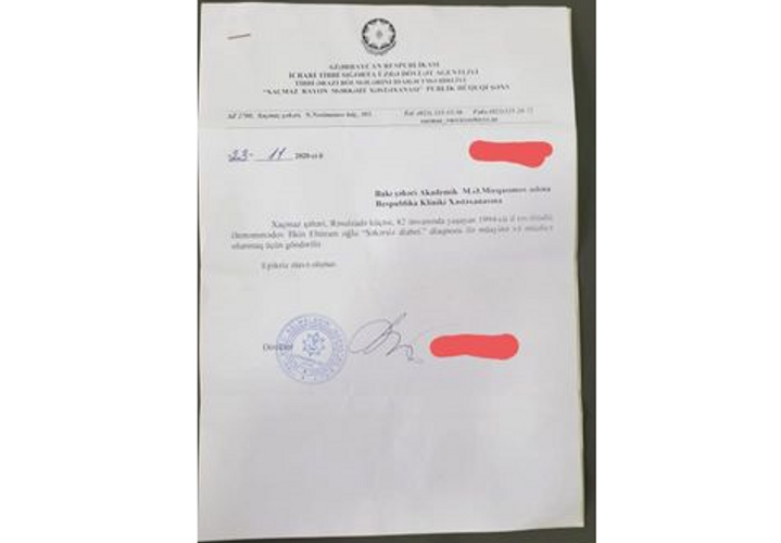 TƏBİB-dən kişiyə hamilə diaqnozu qoyulması ilə bağlı AÇIQLAMA