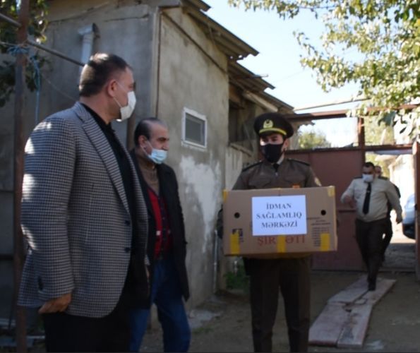 FHN-in İdman-Sağlamlıq klubunun əməkdaşları şəhid ailələrini ziyarət ediblər