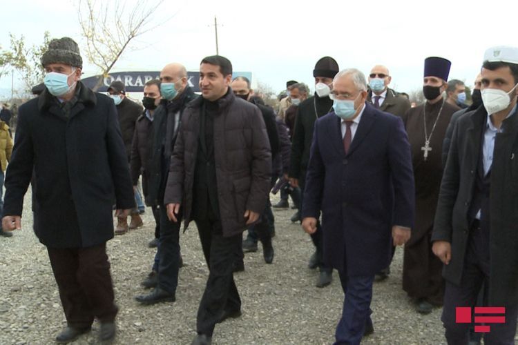 Diplomatik korpusun nümayəndələri Ağdamda səfərdədir - FOTO