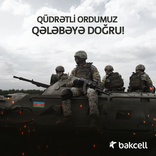“Bakcell”dən Azərbaycan Respublikasının Silahlı Qüvvələrinə dəstək