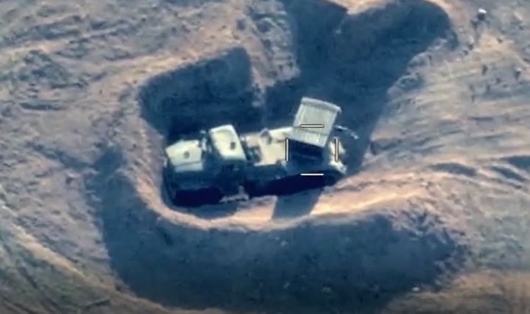 Düşmənin hərbi qüvvəsi və texnikaları məhv edildi - VİDEO