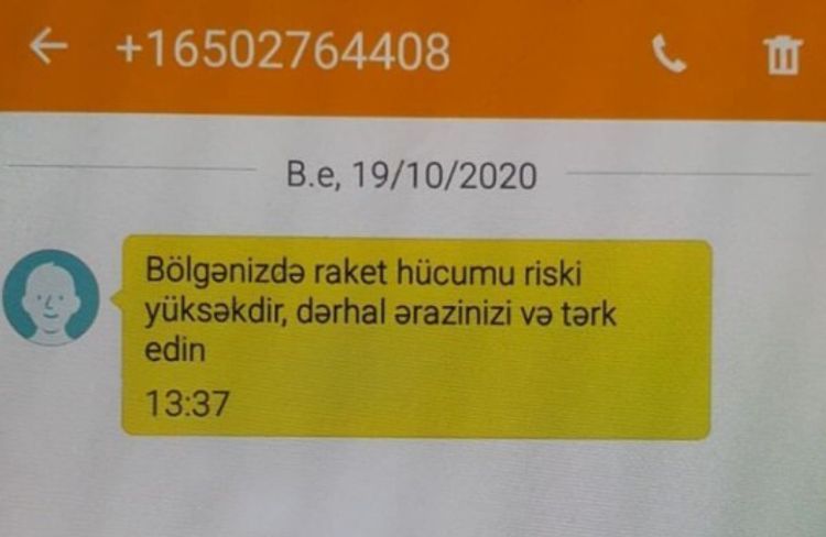 Ermənistan təxribat xarakterli məlumatlar yaymaqda davam edir - DİQQƏT