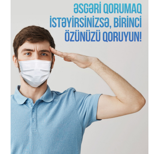 “Əsgəri  qorumaq istəyirsinizsə, özünüzü qoruyun”: Kommunikasiya Mərkəzi posterlər hazırlayıb