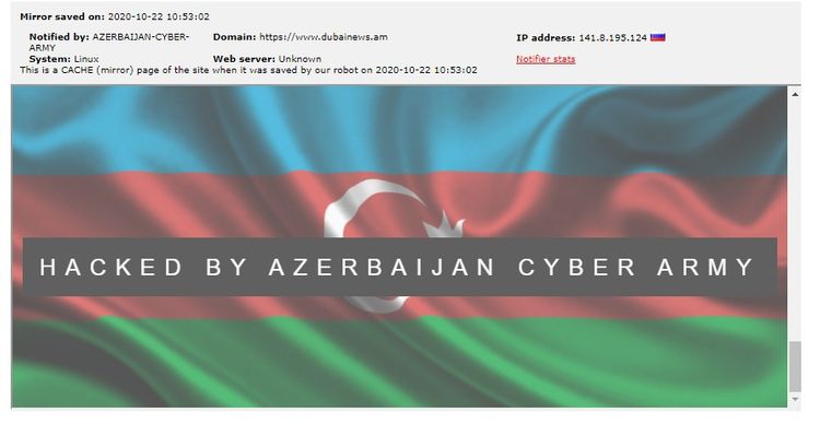 Yüzdən çox erməni saytı dağıdıldı: “Qarabağ Azərbaycandır və Nida işarəsi” yerləşdirildi – SİYAHI
