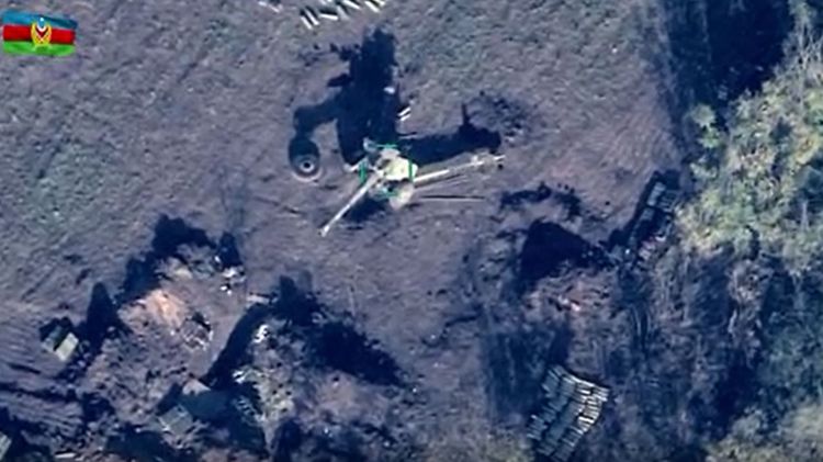 Düşmənin atəş nöqtələri məhv edildi - VİDEO