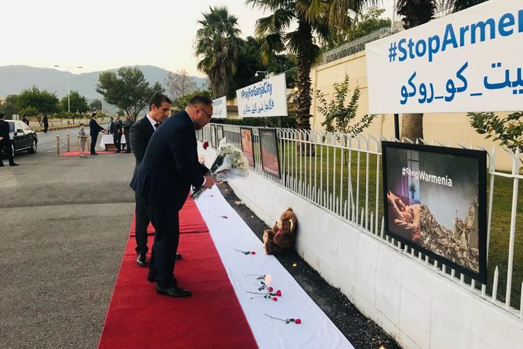 Pakistanda xarici ölkə səfirliklərinin yerləşdiyi anklavda erməni terrorunun fəsadlarını əks etdirən xüsusi güşə yaradılıb - VİDEO