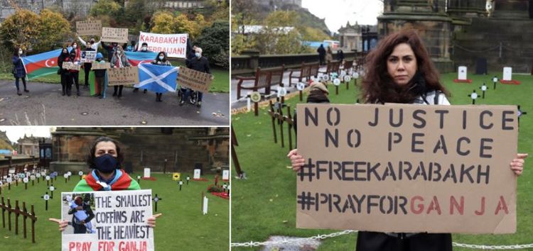 Şotlandiyada erməni terroruna qarşı AKSİYA