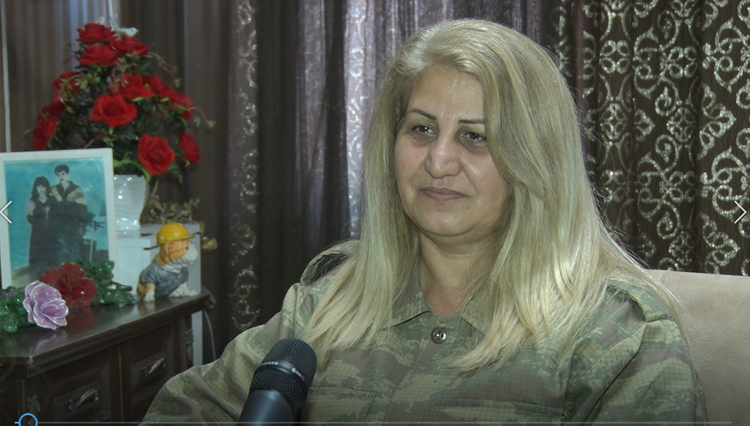 Şəhid xanımı: "Qubadlıya gedən kimi alnımı torpağa qoyacam" - VİDEO