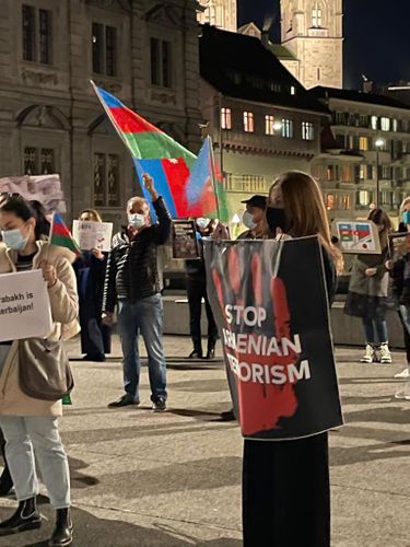Sürixdə Ermənistan terroruna qarşı aksiya keçirilib