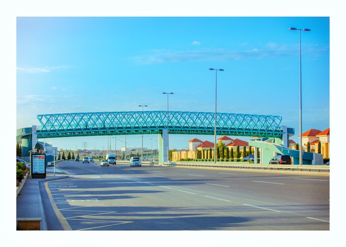 Bakıda yeni piyada keçidi inşa edildi - FOTOLENT