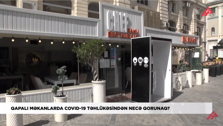 Bakıda restoranlar tam fəaliyyətə başladı - Dezinfeksiya tunelləri quraşdırılır - VİDEO