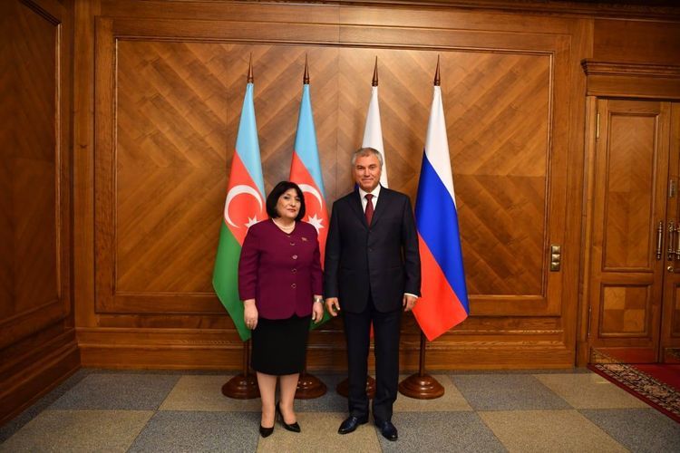 Sahibə Qafarova Vyaçeslav Volodinlə görüşdü  - YENİLƏNİB