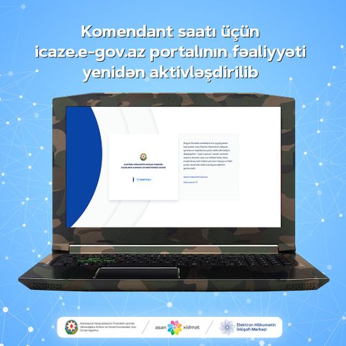 icaze.e-gov.az portalının fəaliyyəti yenidən aktivləşdirilib