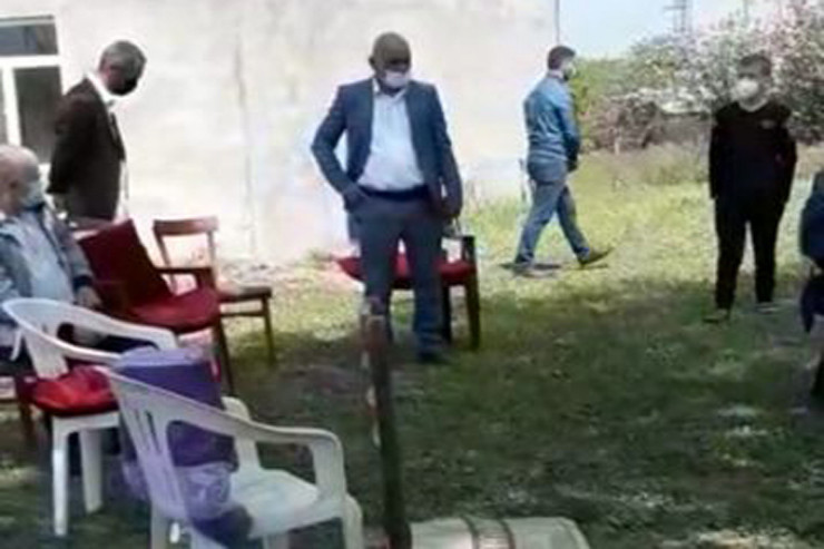 Masallı rayonunda keçirilən yas mərasimi