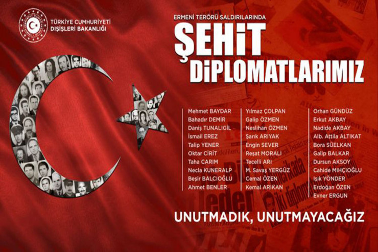 Erməni terrorunun qurbanı olmuş TÜRK DİPLOMATLARI 