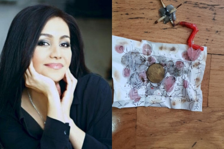 Azərbaycanın tanınmış müğənnisi evindən cadu tapdı - FOTO 