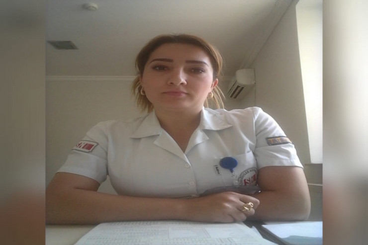 Bakı Şəhər Təcili və Təxirəsalınmaz Tibbi Yardım Stansiyasının həkimi Aygün İsmiyeva